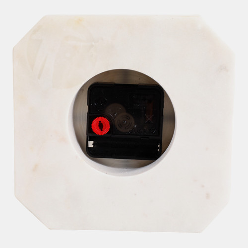 Sagebrook Home 6x6" Marble Octagon Clock White/gold Wishlist Create New