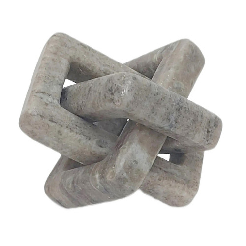 Sagebrook Home 6x6" Morchana Marble Geo Knot Beige Wishlist Create New