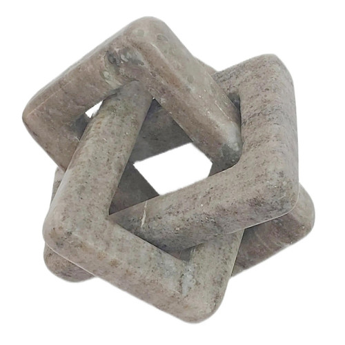 Sagebrook Home 6x6" Morchana Marble Geo Knot Beige Wishlist Create New