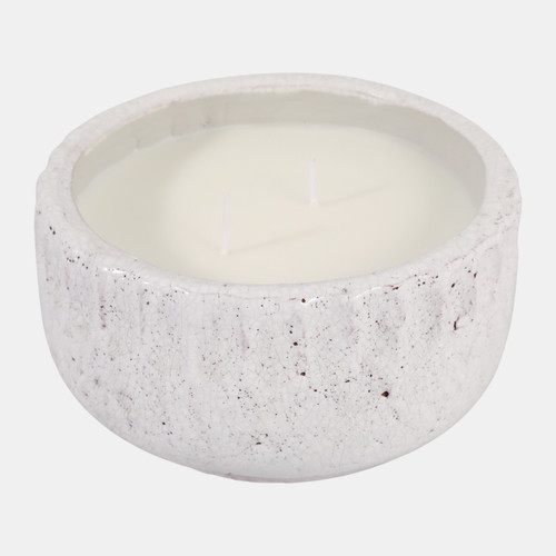 Sagebrook Home 7" 18 Oz Ginger Lemon Yuzu Candle White Crackle Wishlist Create New