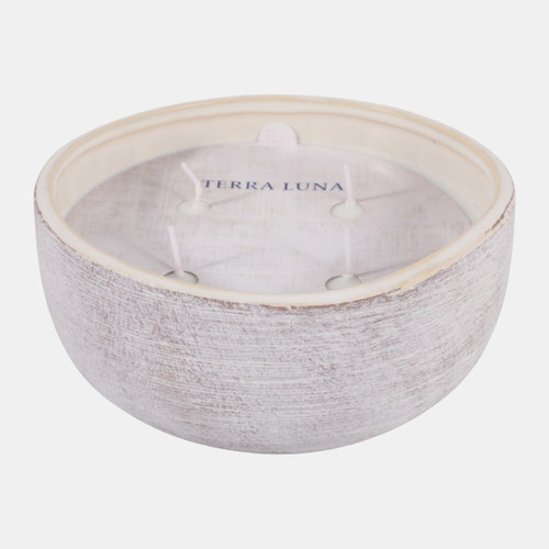 sagebrook home 7" 32 Oz Magnolia & Lily Textured Candle White Wishlist Create New