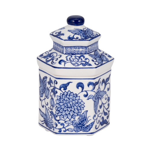 Sagebrook Home 7" 6oz Sandalwood Myrrh Chinoiserie Cndle Blu/wht Wishlist Create New