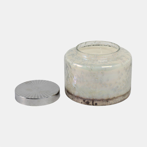 Sagebrook Home 7" 71 Oz Lavender Speckle Lidded Candle Lt Blue/s Wishlist Create New