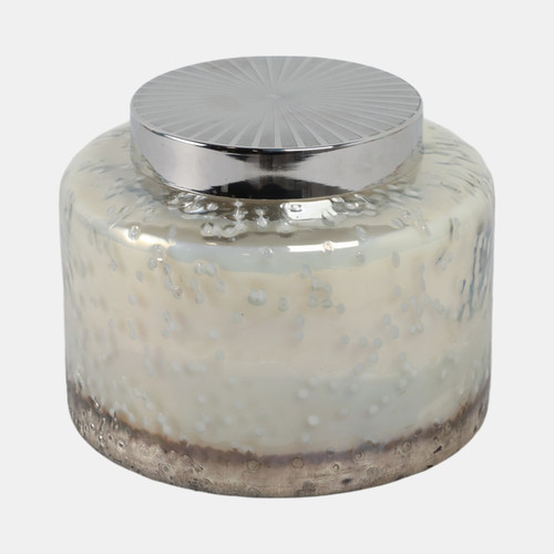 Sagebrook Home 7" 71 Oz Lavender Speckle Lidded Candle Lt Blue/s Wishlist Create New