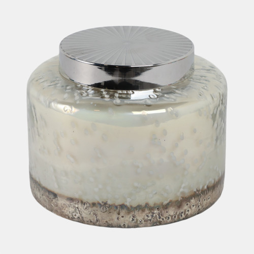 Sagebrook Home 7" 71 Oz Lavender Speckle Lidded Candle Lt Blue/s Wishlist Create New