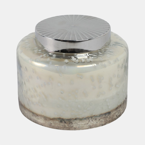 sagebrook home 7" 71 Oz Lavender Speckle Lidded Candle Lt Blue/s Wishlist Create New