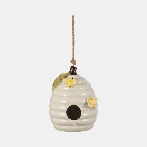sagebrook home 7" Beehive Bird Feeder Ivory Wishlist Create New