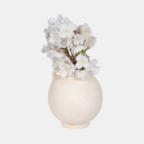 Sagebrook Home 7" Bulbous Jug With Handle White Wishlist Create New