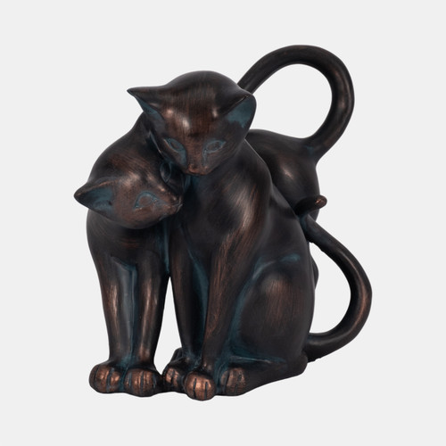 sagebrook home 7" Cuddling Cats Bronze Wishlist Create New