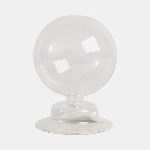 Sagebrook Home 7" Glass Bubble Taper Candle Holder Clear Wishlist Create New