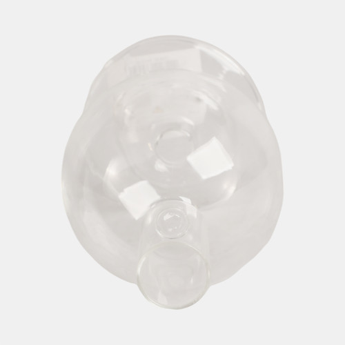 Sagebrook Home 7" Glass Bubble Taper Candle Holder Clear Wishlist Create New