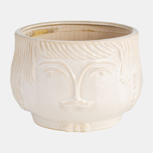 sagebrook home 7" Grandpa Planter White Wishlist Create New