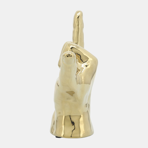 Sagebrook Home 7"h "hang Loose" Hand Gold Wishlist Create New