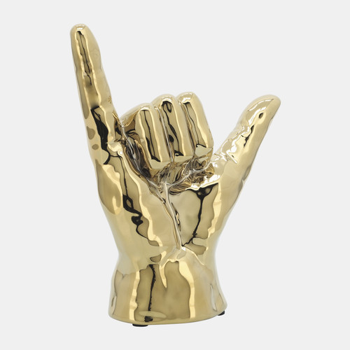 sagebrook home 7"h "hang Loose" Hand Gold Wishlist Create New