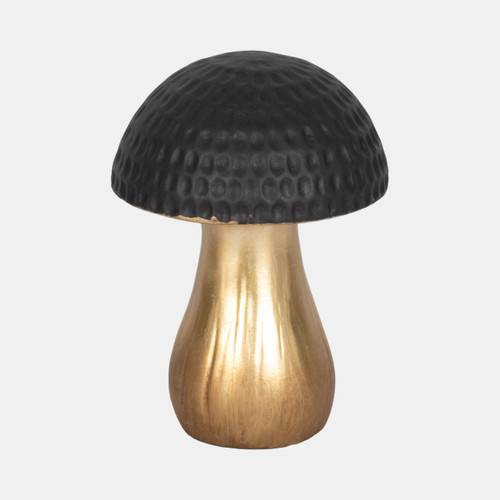 Sagebrook Home 7" Hammered Top Mushroom Black/gold Wishlist Create New