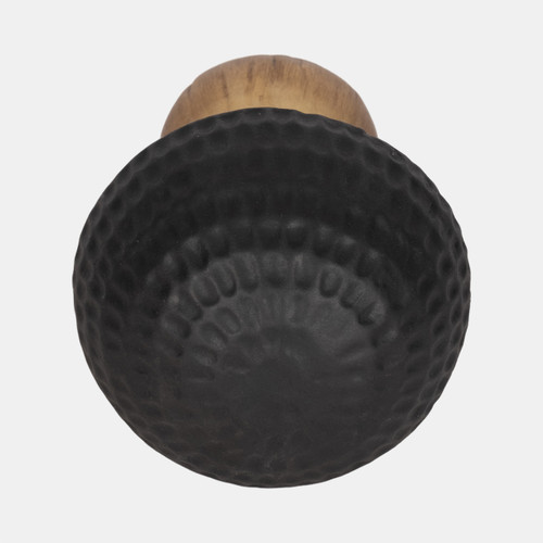 Sagebrook Home 7" Hammered Top Mushroom Black/gold Wishlist Create New
