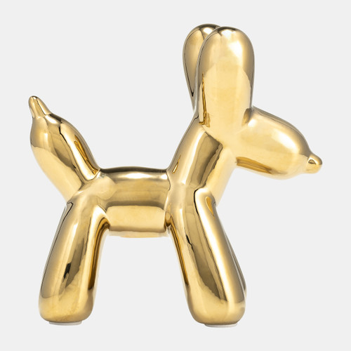 Sagebrook Home 7"l Balloon Dog Animal Gold Wishlist Create New