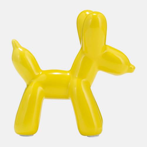 Sagebrook Home 7"l Balloon Dog Animal Yellow Wishlist Create New