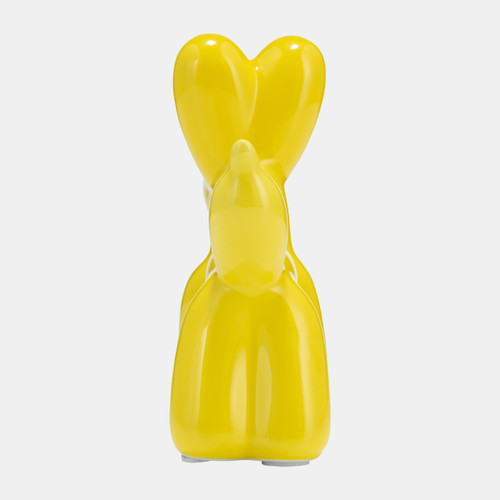 Sagebrook Home 7"l Balloon Dog Animal Yellow Wishlist Create New
