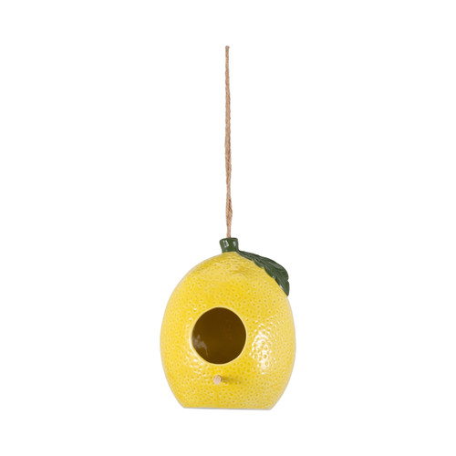 sagebrook home 7" Lemon Bird House/feeder Yellow/green Wishlist Create New