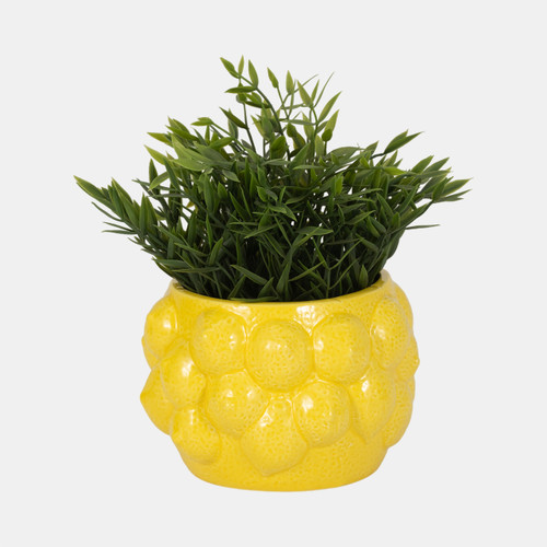 Sagebrook Home 7" Lemons Flower Pot Yellow Wishlist Create New