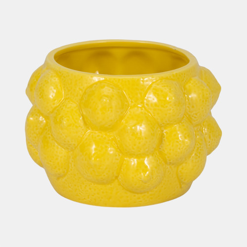 Sagebrook Home 7" Lemons Flower Pot Yellow Wishlist Create New