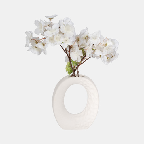 Sagebrook Home 7" Rough Finish Open Cut-out With Vase Opening Wh Wishlist Create New