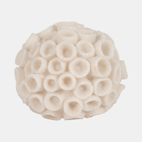 sagebrook home 7" Round Coral Orb Ivory Wishlist Create New
