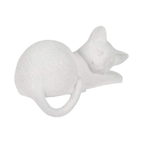 Sagebrook Home 7" Sleeping Kitty White Wishlist Create New