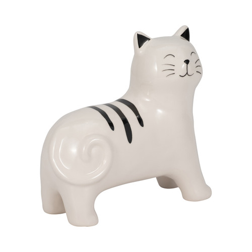 Sagebrook Home 7" Standing Kitty White/black Wishlist Create New
