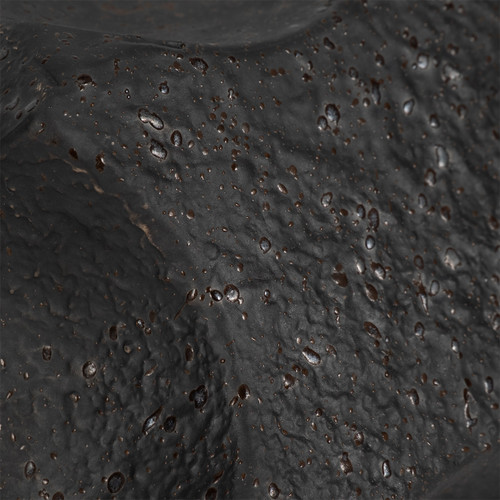 Sagebrook Home 7" Textured Geometric Orb Black Wishlist Create New