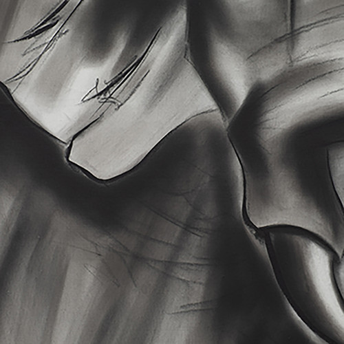 Sagebrook Home 71x71 Hand Painted Elephant Beauty Gray/wht Wishlist Create New