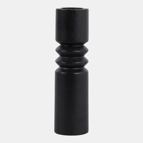 Sagebrook Home 7x2" Partial Ridge Taper Holder Black Wishlist Create New