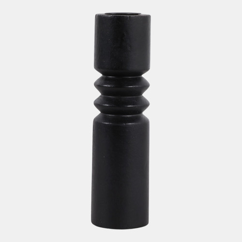 Sagebrook Home 7x2" Partial Ridge Taper Holder Black Wishlist Create New