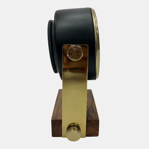 Sagebrook Home 7x5" Round Clock On Wood Base Multi Wishlist Create New