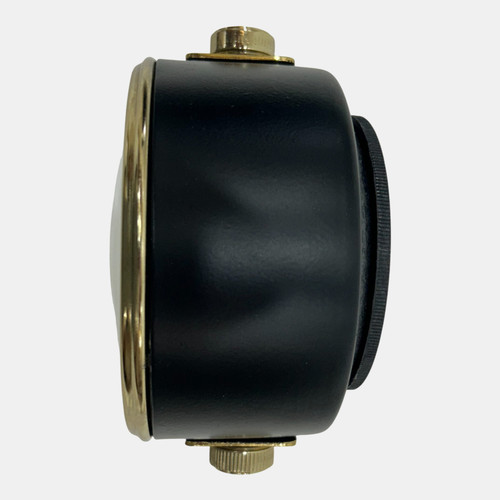 Sagebrook Home 7x5" Round Clock On Wood Base Multi Wishlist Create New