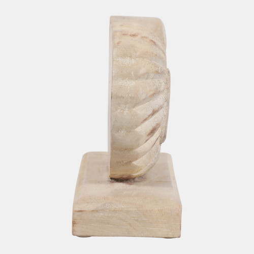 Sagebrook Home 7x6" Distressed Wood Shell On Base White/natural Wishlist Create New