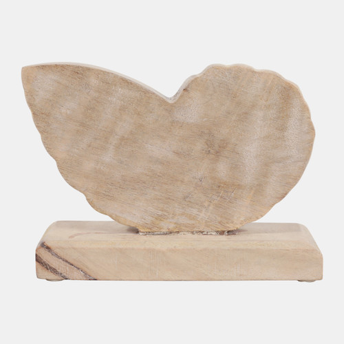 Sagebrook Home 7x6" Distressed Wood Shell On Base White/natural Wishlist Create New