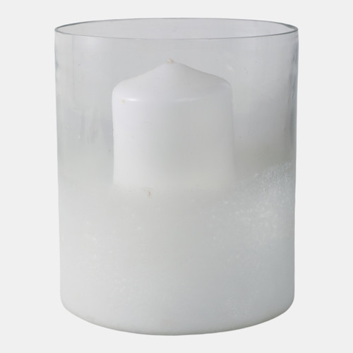 Sagebrook Home 7x6" Frosted Bottom Hurricane Clear Wishlist Create New