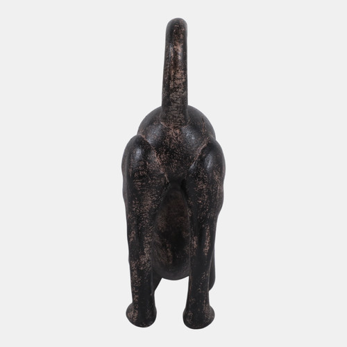 Sagebrook Home 7x6" Kitty Stretching And Reading Brown Wishlist Create New