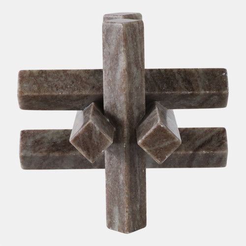 Sagebrook Home 7x7" Marble Geometric Orb Grey Wishlist Create New