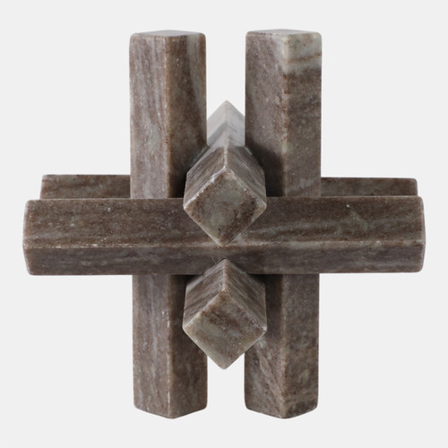 sagebrook home 7x7" Marble Geometric Orb Grey Wishlist Create New