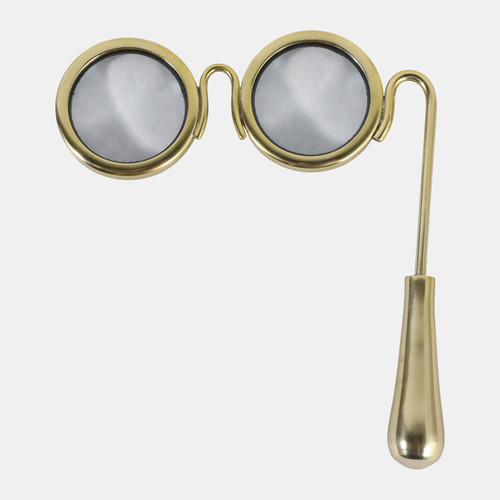 sagebrook home 7x8" Glasses Magnifying Glass Gold Wishlist Create New