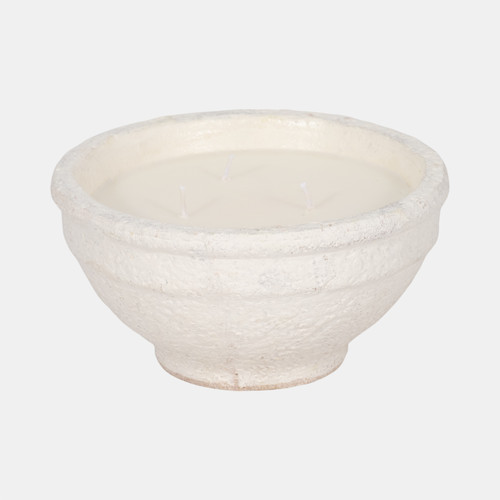 Sagebrook Home 8" 16 Oz Spiced Cranberry Bowl Candle White Wishlist Create New