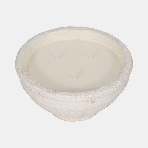 Sagebrook Home 8" 16 Oz Spiced Cranberry Bowl Candle White Wishlist Create New