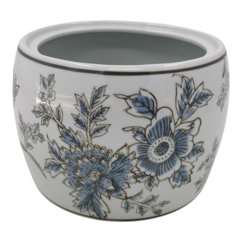 sagebrook home 8" 48oz Neroli Basil Chinoiserie Candle Blue/brwn Wishlist Create New