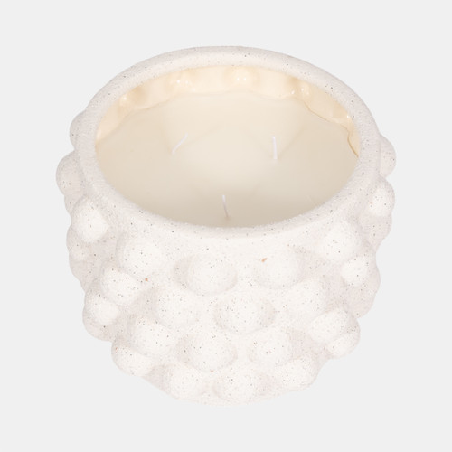 Sagebrook Home 8" 50oz Blk Amber Sea Salt Bubble Sand Candle Wht Wishlist Create New