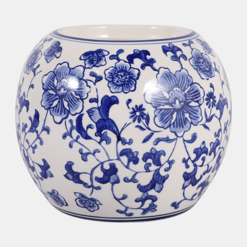 Sagebrook Home 8" 54 Oz Jasmine Chinoiserie Candle Green/white Wishlist Create New