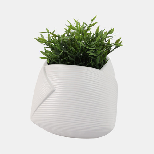 Sagebrook Home 8" Abstract Planter White Wishlist Create New