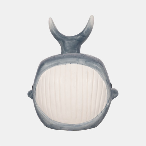 Sagebrook Home 8" Blue Whale Decor Blue/white Wishlist Create New